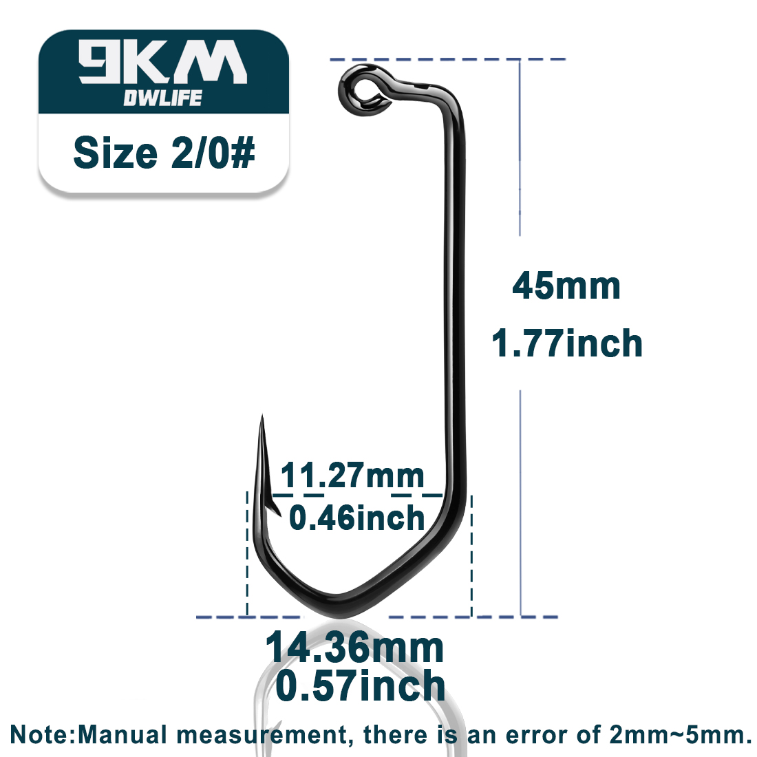 90 Degree Jig Hooks 25~100Pcs Long Shank Jig Head Hook Fishing Barbarian Aberdeen Jig Hook Saltwater Saltwater Fishing Tackle: 10 / Yellow
