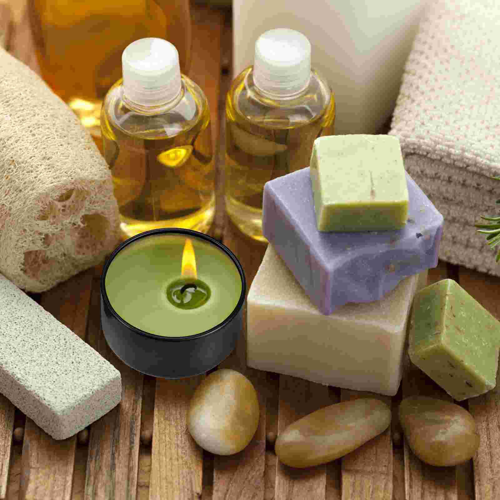 12PCS Candle Tin Travel Tins Round Metal Tins Candle Containers Candle Jars 50ml