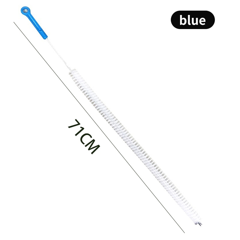 Rohr bagger bürste Bad Kanal Haare entfernen Spüle Reinigungs bürste 48/71cm Abfluss reiniger biegbare flexible Reinigungs werkzeuge: Black