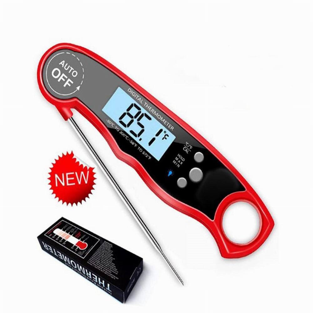 Waterproof Digital Thermometer BBQ Meat Food Digital Display Kitchen Electron Probe Milk Liquid Thermometer Pen