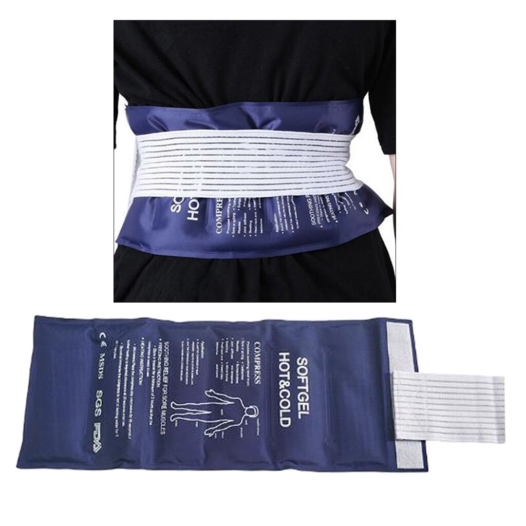 Reusable Cold Gel Pack for First Aid Sports Muscle Pain Ice Heat Pad Microwave Heating Gel Pad Therapy Wraps First Aid Pain
