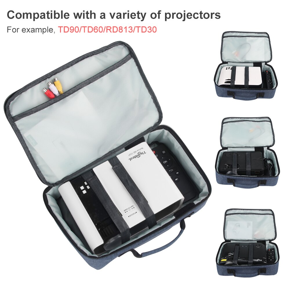 Universele Projector Tas Carry Handtas Projector Accessoires Voor TD90 TD60 Projector Accessoires Reizen Beschermende Opbergtas