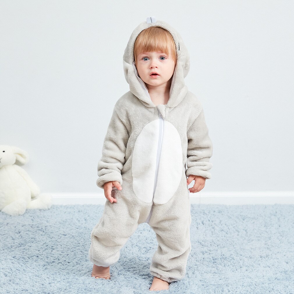 Carter Peuter Jumpsuit Lente En Winter Romper Baby Jongen En Meisje Cartoon Dier Romper Jongens Muis Lange Mouwen Jumpsuit: 6m