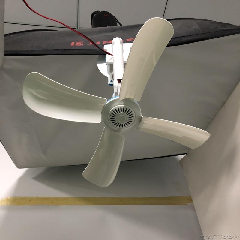 16.5Inch 12V 8W Stille Plafond Ventilator Een Snelheid Rustig Clip Op Ventilator Bureau Ventilator Voor Camping Tent outdoor Auto Suv Slaapkamer C63A