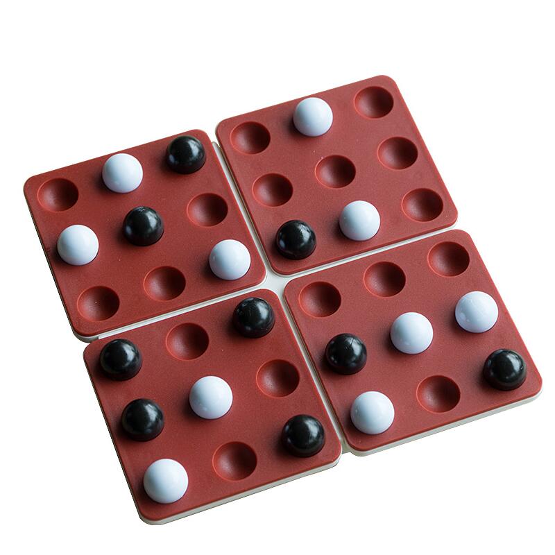 Fly Ac Draaien Zwart En Wit Schaken Puzzel Jongen Meisje Kind 3-4-6-9-10 jaar Oude Board Games Speelgoed Familie Party Game