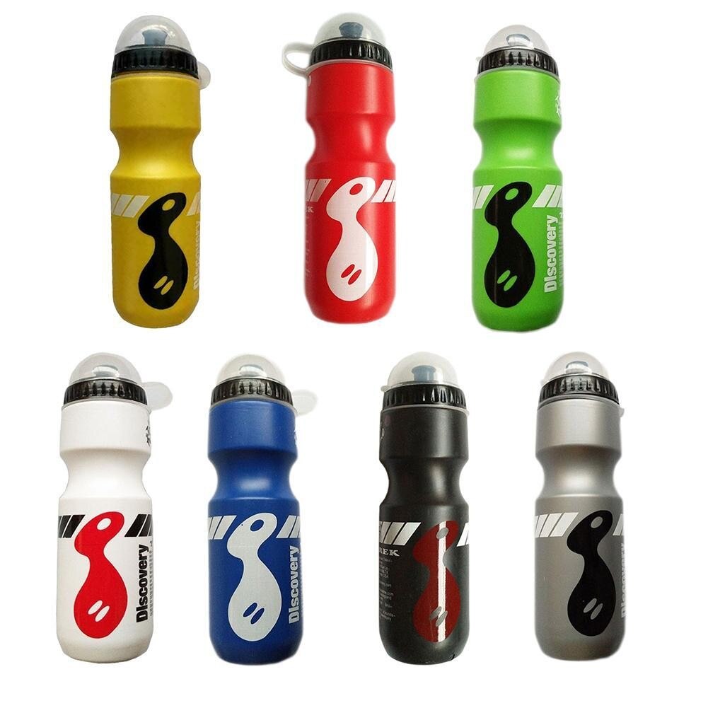 1 st 750 ml mountainbike cykel vatten drink fles med outd utomhus sport vatten drinkware draagbare fles ketel plast hållare  c1 t 4