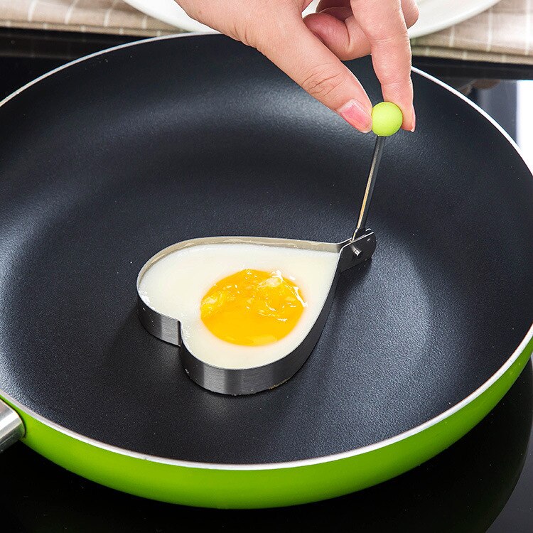 Edelstahl Spiegelei ehemalige Nette Geformte Spiegelei Schimmel Pfannkuchen Ringe bilden Küche Werkzeug