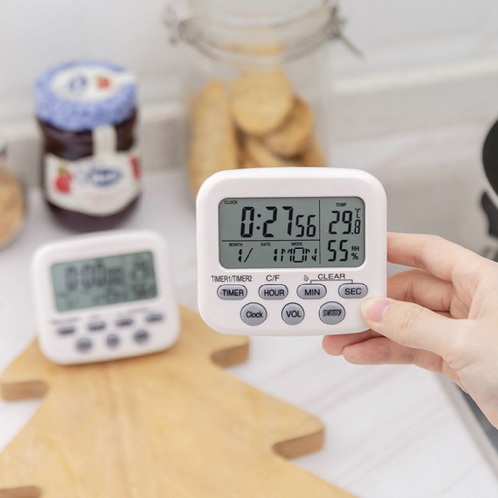 Mini Digital Kitchen Time Timer Magnetic Clock Stop Watch Study Cooking Shower Countdown Electronic Lap Timer Kitchen Gadgets