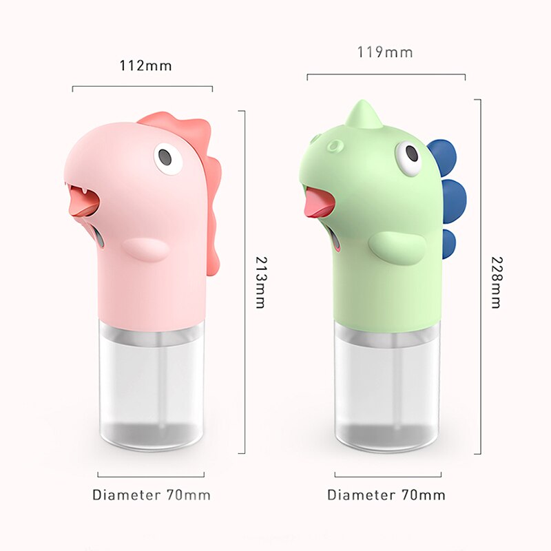Dessin animé automatique distributeur de savon en mousse enfants capteur Intelligent lavage des mains mignon dinosaure distributeur de mousse ustensiles ménagers