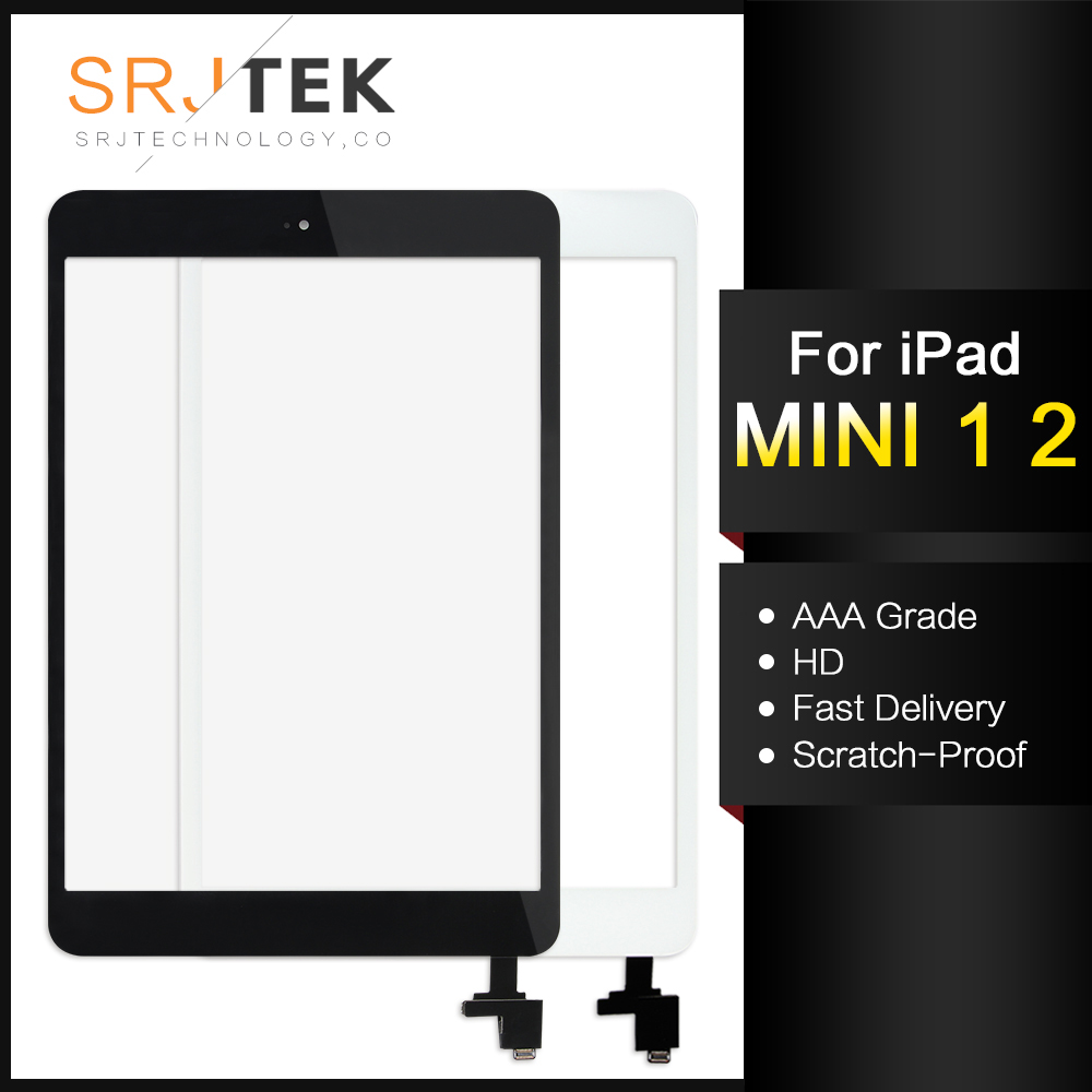 Srjtek Voor Ipad Mini Screen 1 Ipad Mini 2 Touch Screen A1432 A1454 A1455 A1489 A1490 A149 Digitizer Ic Kabel mini2 Sensor Glas