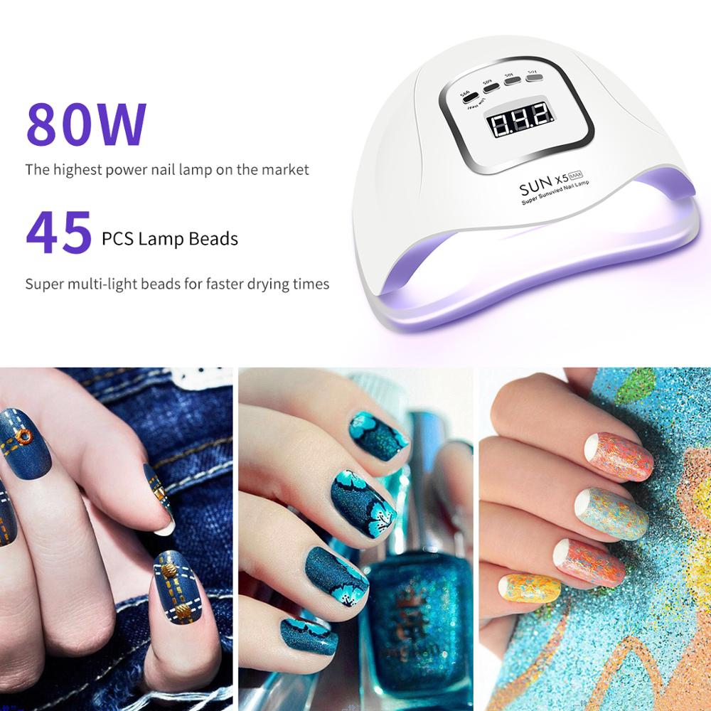 ZON X5 Plus LED Nagel Lamp UV Lamp 54 W/36 W Zon Licht Nail Droger Voor Curing Nail gel Polish Timer Knop Sensor Nail Art Gereedschap