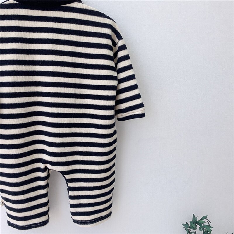 MILANCEL baby romper classical striped baby boys rompers loose style Koran baby jumpsuit