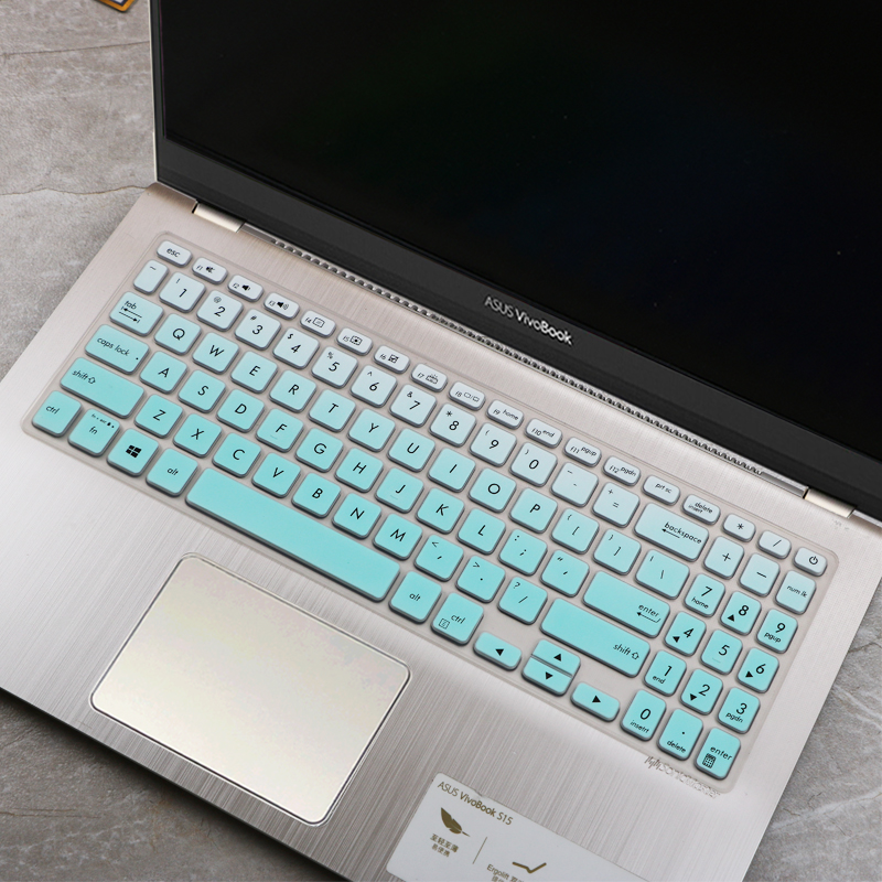 Til asus vivobook 15 r564da r564ub r564 r564ua r564fa r564u r564 da ub ua  fa 15.6 tommer tastaturbeskytter skin cover 15 tommer: Fademint