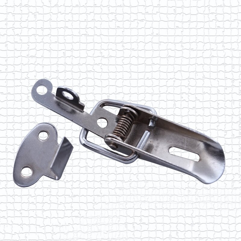 Metal Hasp Iron Air Box Fastener Lock Catch Case Hanging Toolbox Woodenbox DIY Hardware House Clasp Spring Buckle