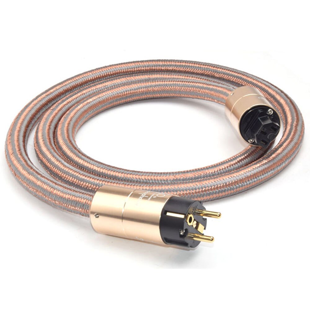 thumbnail image 2 of Audiocrast Gold Plated EU Schuko Mains Power Connector - HiFi AC C13 Plug 2 of 4