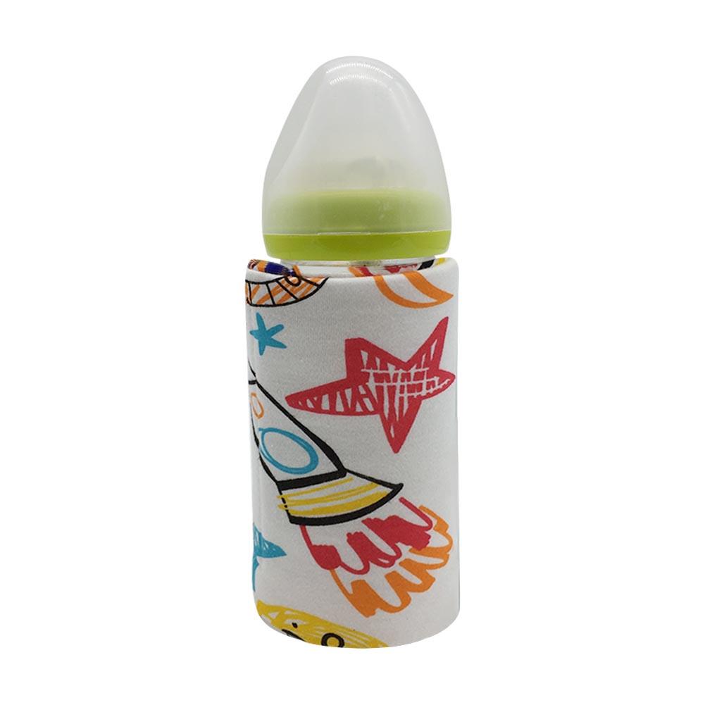 Juego de aislamiento térmico para biberones, portátil, USB, para exteriores, calentador de temperatura constante, leche para bebé, suministros de cuidado infantil: C