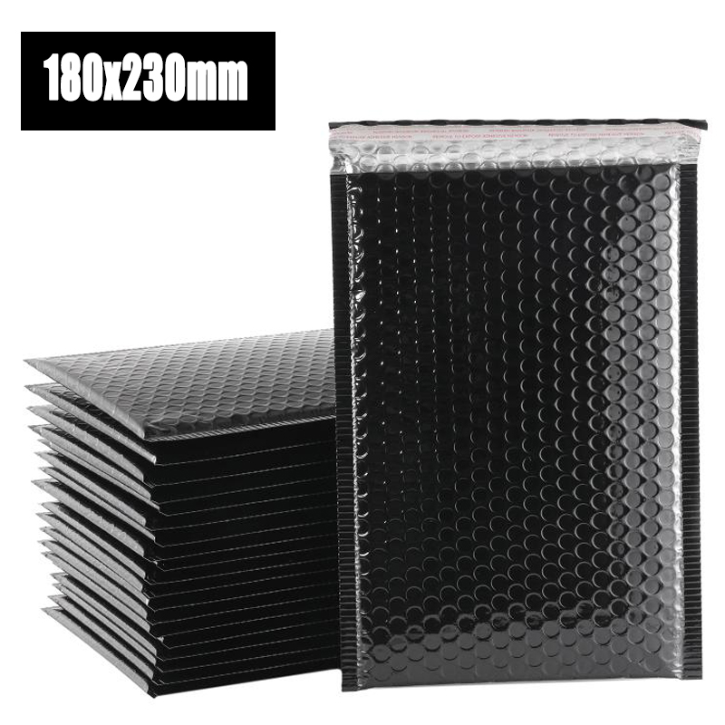 50 stks/partij Schuim Envelop Self Seal Mailers Gewatteerde Enveloppen Met Bubble Mailing Tas Pakketten Zwart Goud Zilver: Blauw