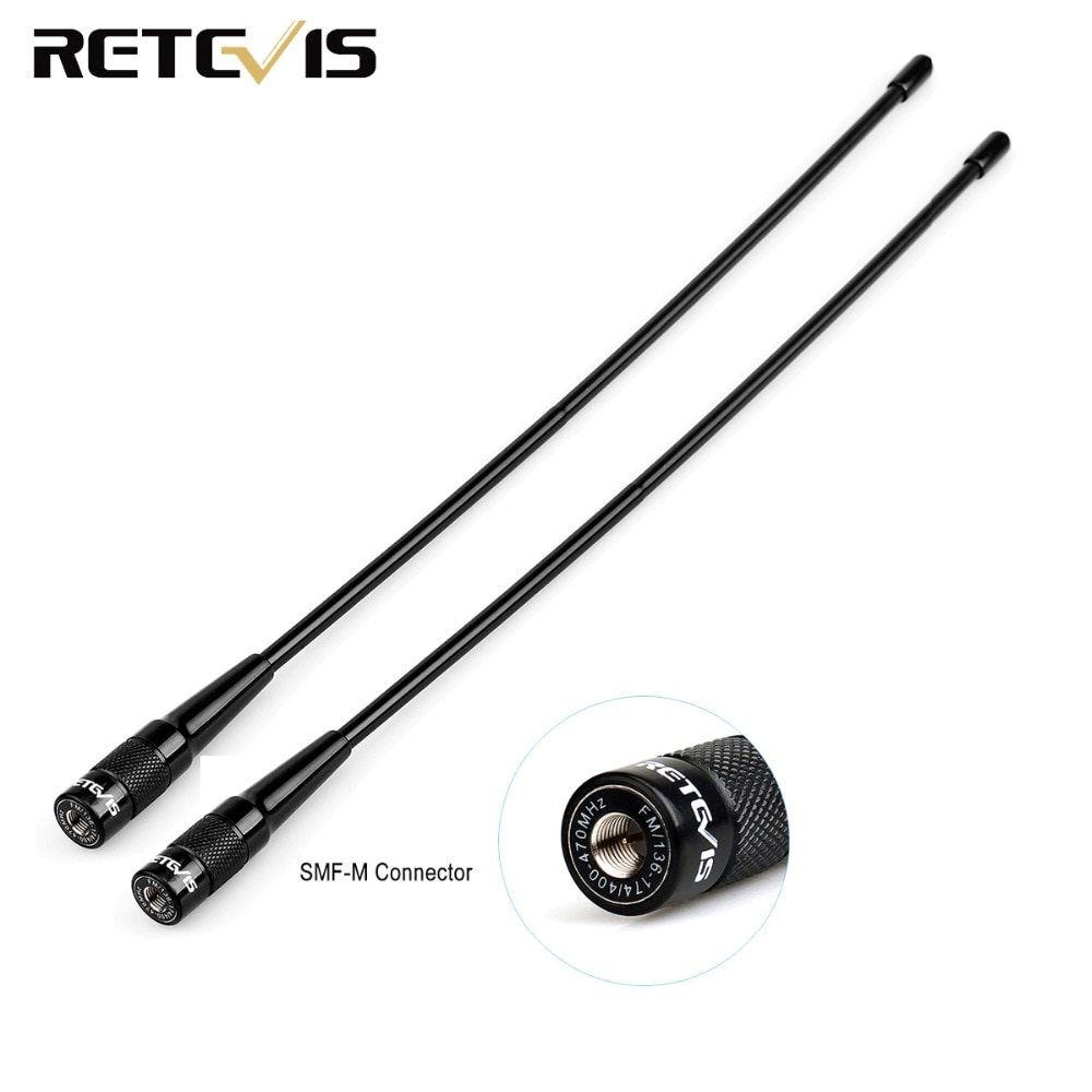 2pcs Retevis RHD-771 SMA-M Walkie Talkie Antenna Dual Band For Retevis RT3S RT3 DMR Walkie-talkies Ham Radio Transceiver C9030M