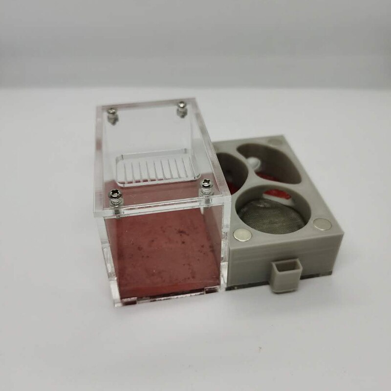 Grey 3D Plane Ant Nest Acrylic Nest Concrete Nest Ant Farm Reptile Terrarium 9.8x8x5.4cm