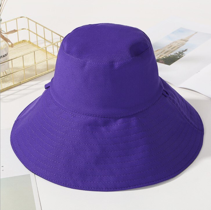 Cotton Double sided black yellow Bucket Hat Fisherman Hat outdoor travel hat Sun Cap Hats for Men and Women