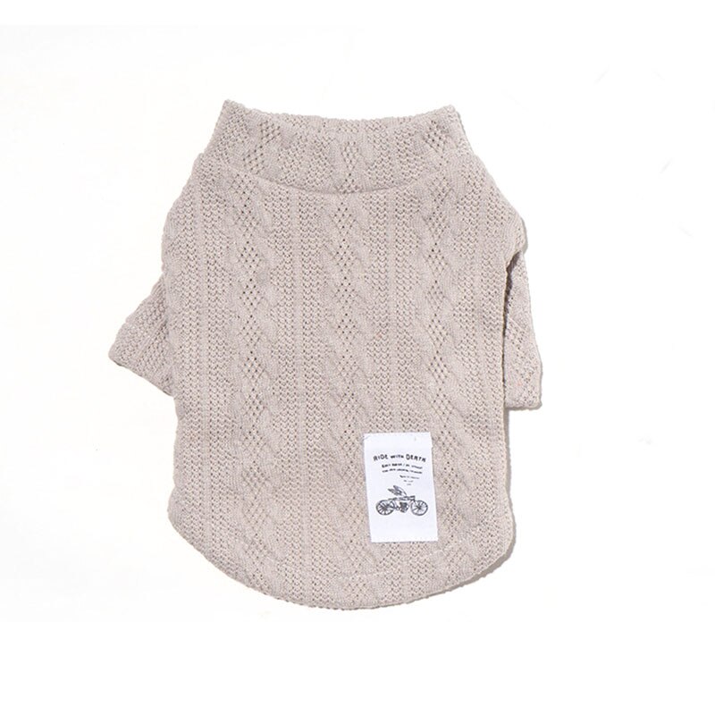 Pull à col ras du cou pour animal de compagnie, vêtement doux et Durable, accessoire pour chien et chat: grey / 2XL