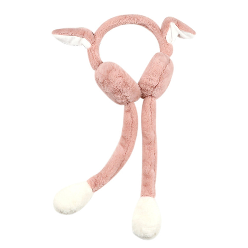 Kvinde pige unisex vinter varm øreprop øreprop hovedtelefoner piger faux kanin ørebeskyttelse ørepropper: -en