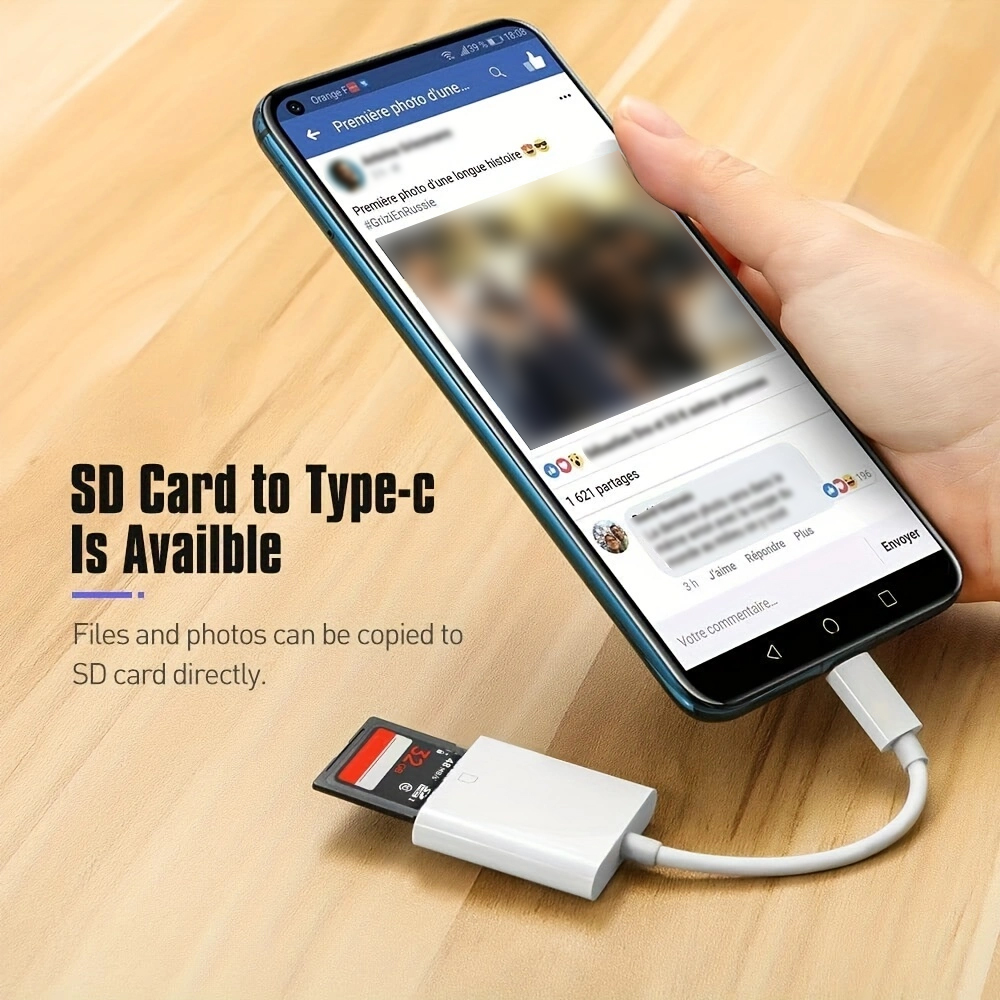 Lector de tarjetas SD USB 3,0 USB-C a adaptador de tarjeta SD TF lector de tarjetas de memoria para Mac IPad Pro Air IMac portátil para teléfono Android