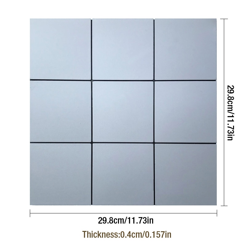 3d metall mosaik väggpanel självhäftande 3d spegel vägg klistermärke keramiska plattor vinyl badrum kök toalett rum tv väggbeläggning