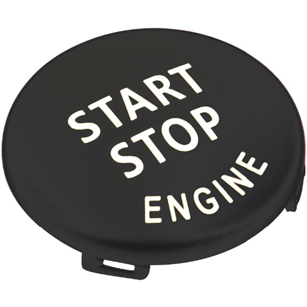 Bil auto motor start stop kontakt knapdæksel 3*3cm til bmw  e60 e91 e90 e92 e93 1 3 5 x1 x3 x5 x6