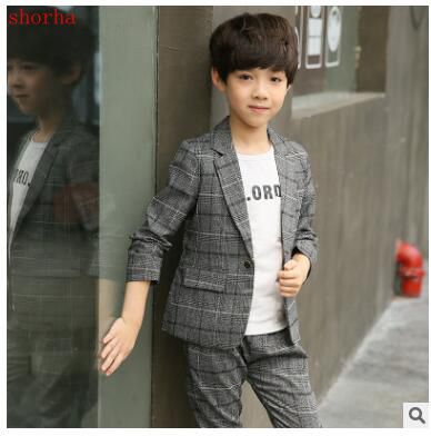 Traje de boda Formal para niños, Blazer de estilo europeo con flores, chaleco, pantalones, traje suave para niños, esmoquin Floral, conjunto de 2