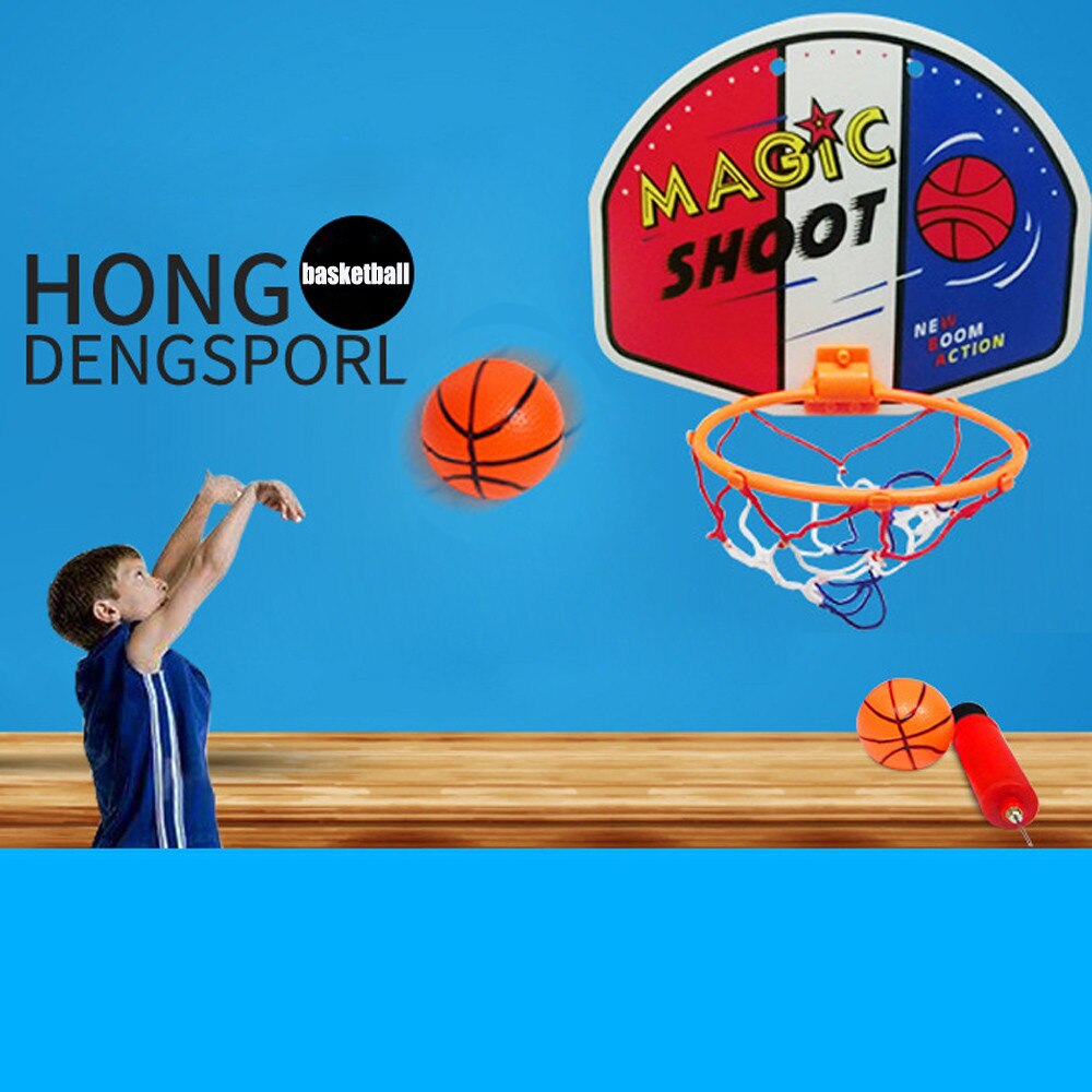 Portable Funny Mini Basketball Hoop Toys Kit Indoor Home Basketball Fans Sports Game Toy Set For Kids Children Adults