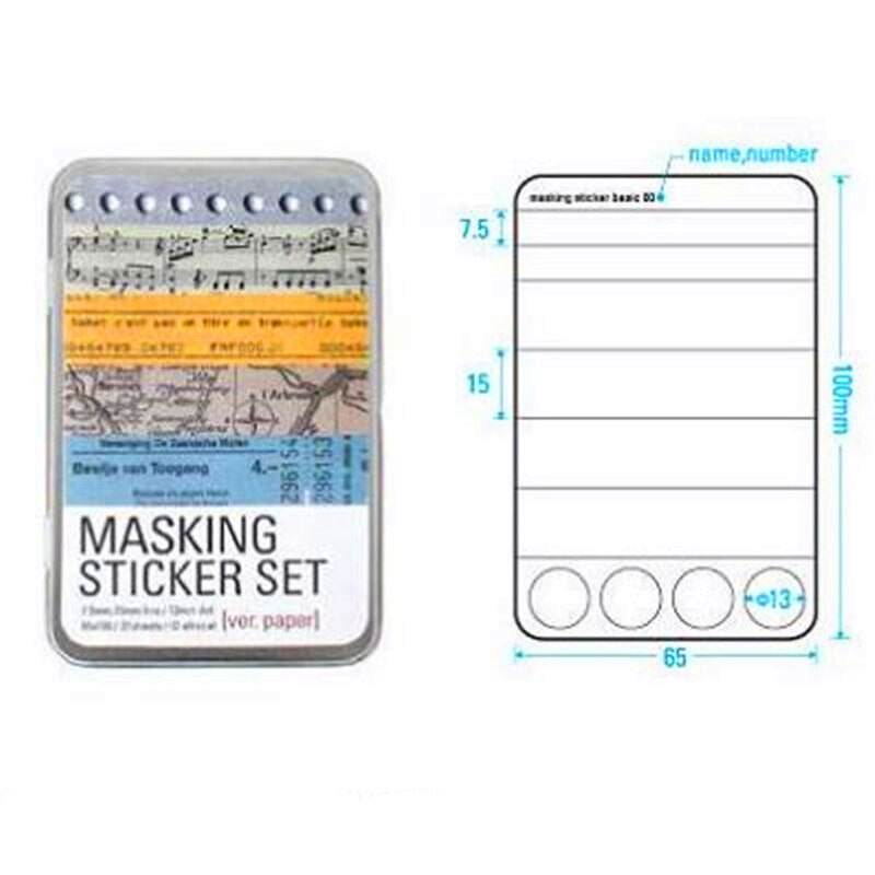 27 sheets/bag DIY Cute Kawaii Paper Masking Sticker Set Stationery Office School Supplies For Diary Album Scrapbooking Student