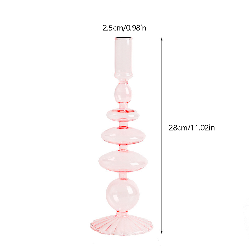 Portavelas de vidrio para sala de estar, candelabro romántico para el hogar, decoración de boda, cumpleaños, cena, de Navidad, Acc: Dorado