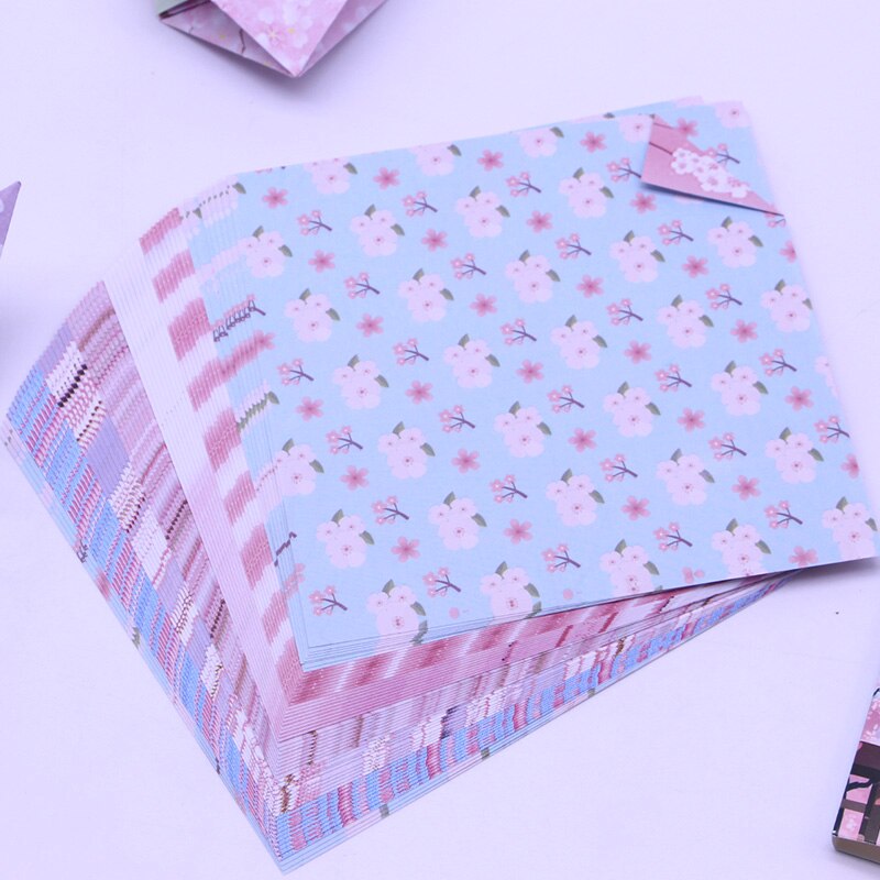 50 kpl 15cm neliönmuotoista origamipaperia kaksipuoleinen kukka taitettava sakura askartelupaperit lasten käsintehdyt tee-se-itse scrapbooking askartelukoristeet: Default Title