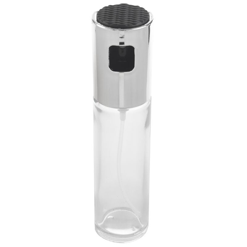 2PCS/Set Glass Oil Spray Bottle Pump Kitchen Olive Oil Sprayer Stainless Steel Oil Pot Bottle Oil Dispenser Gadget Cooking T
