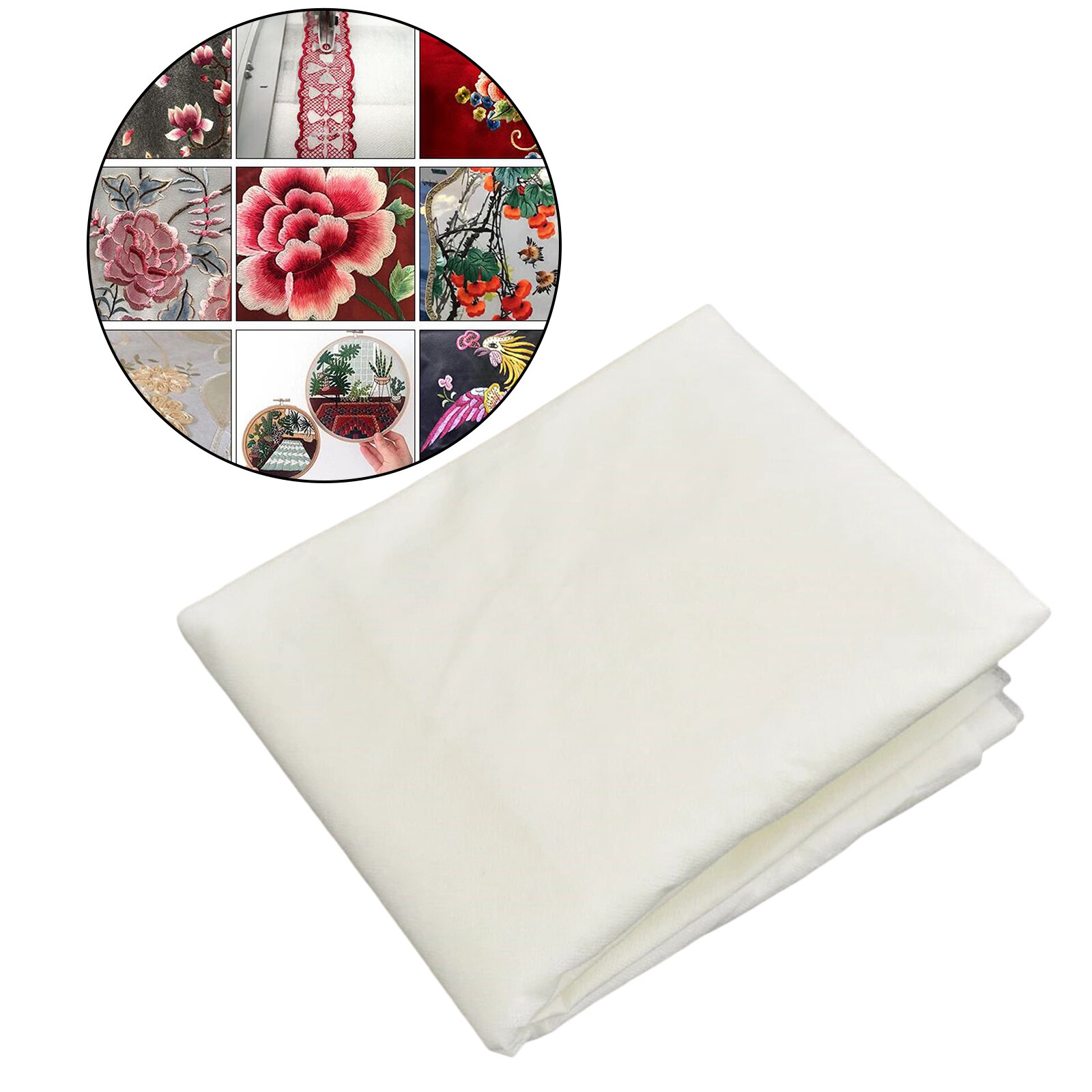 1M Water Soluble Embroidery Backing Film Stabiliser Craft Supplies DIY