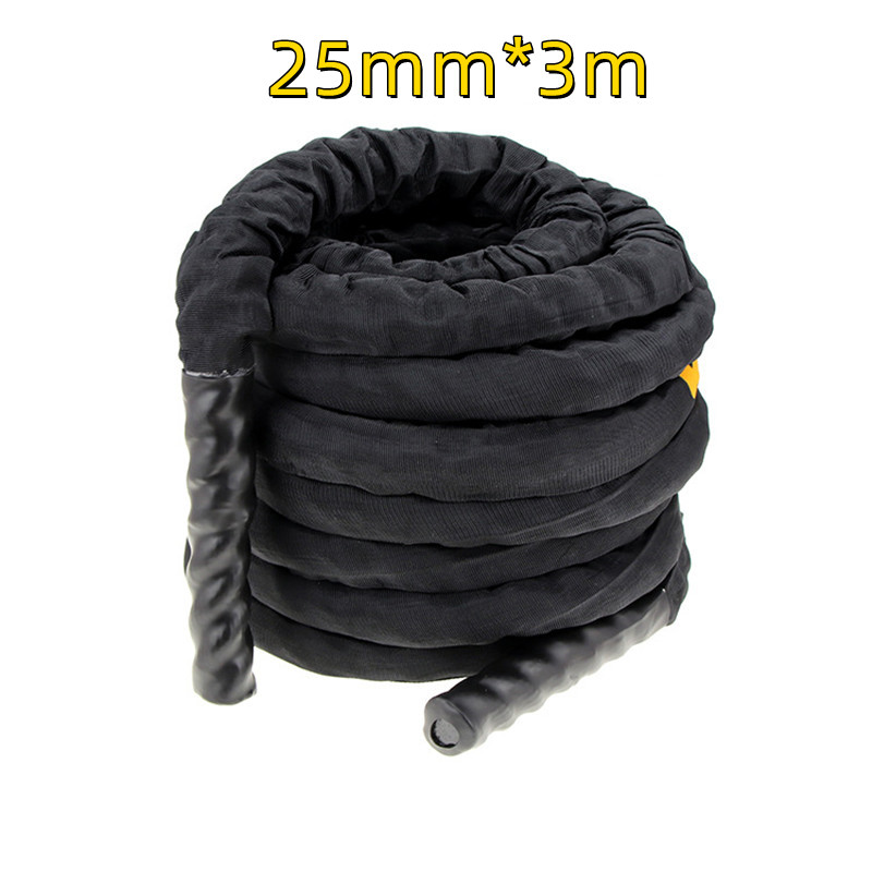 Weighted jump rope fitness studio outdoor home fitness exercise physical training combat rope combat strength training fitness rope: Burgundy red