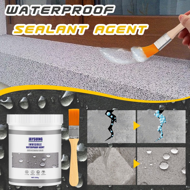 300g Waterproof Sealant Agent Toilet Sink Anti-Leak Glue Strong Bonding Adhesive Invisible Glue Clear Sealant Repair Tool