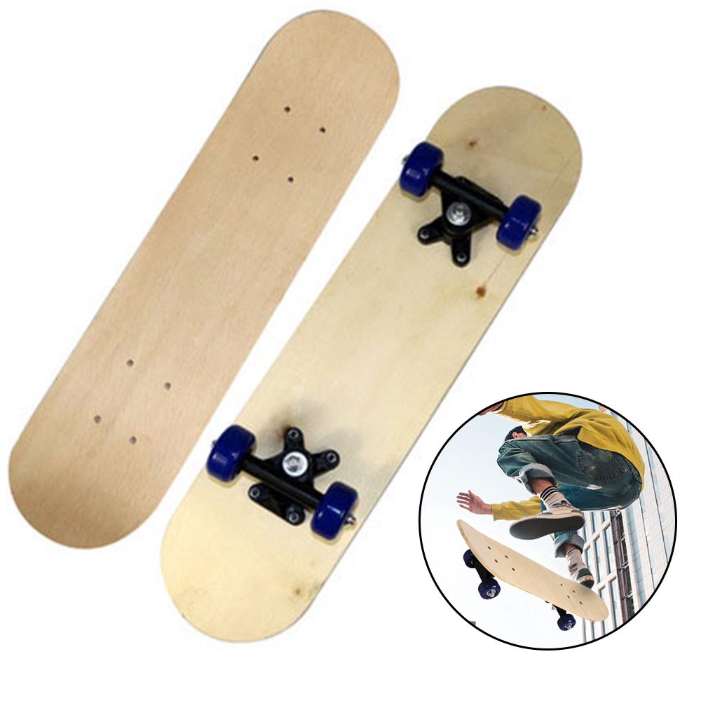 Natural DIY Wood Contest Sports Double Skate Decks Double Concave Deck Decoration Outdoor Blank Skateboard Decks Exercises