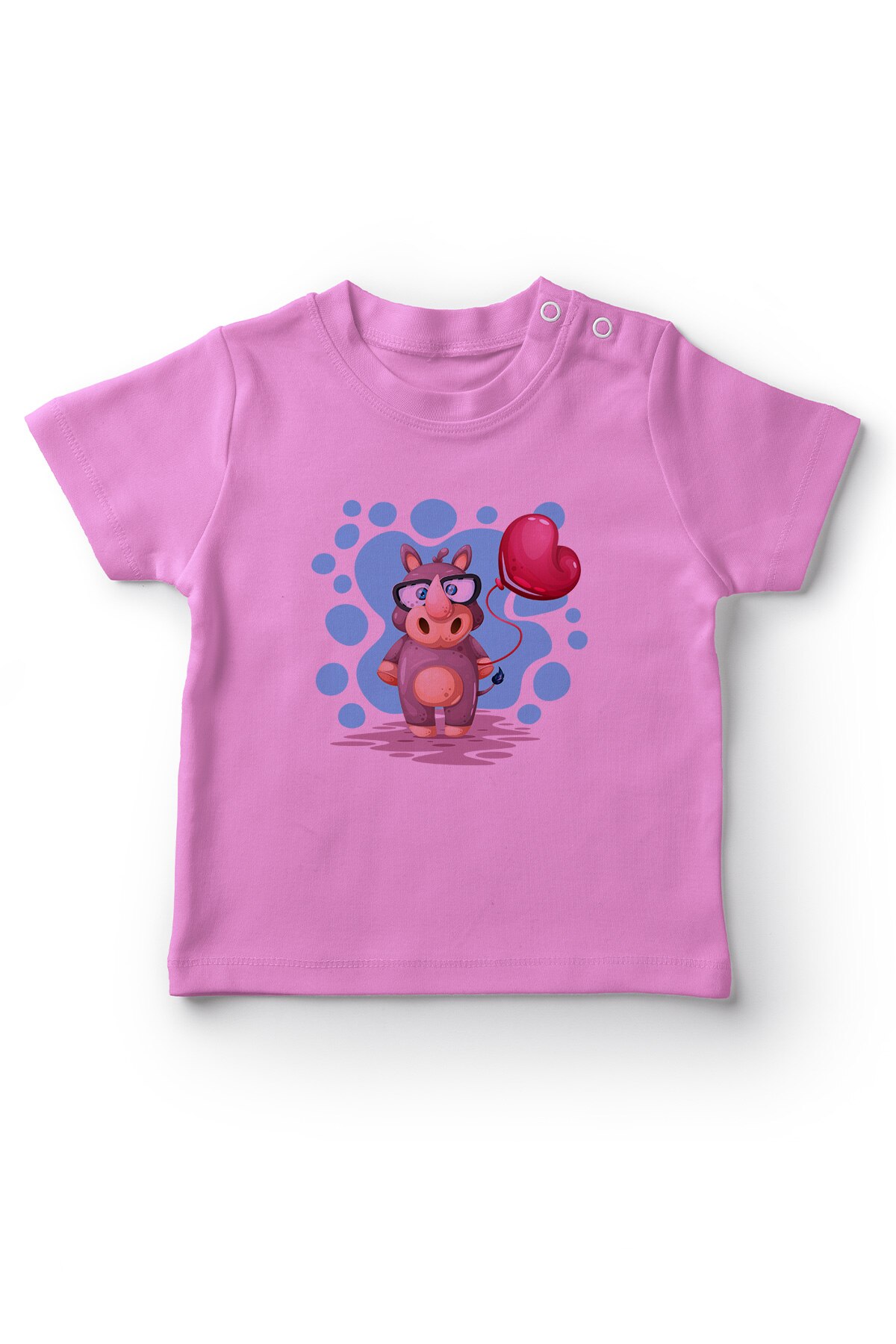 Angemiel, bebé, corazón, globo, gafas de sujeción, Gergadan, chica, bebé, camiseta rosa