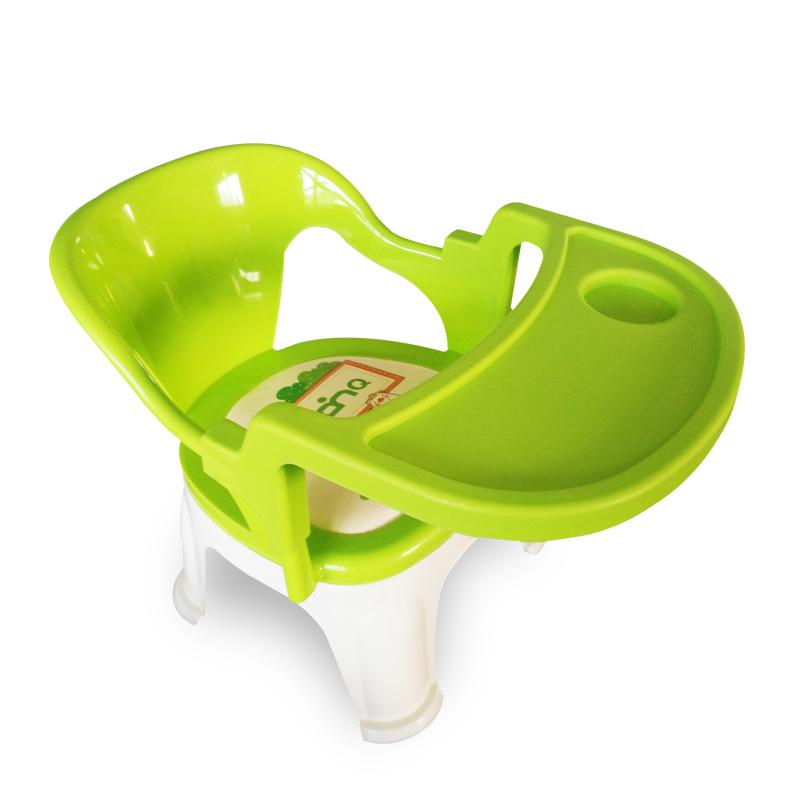 Spisestol barn baby multifunktionel studie stol enkel baby ryglæn skammel møbler plast skolestol: Sæt 7