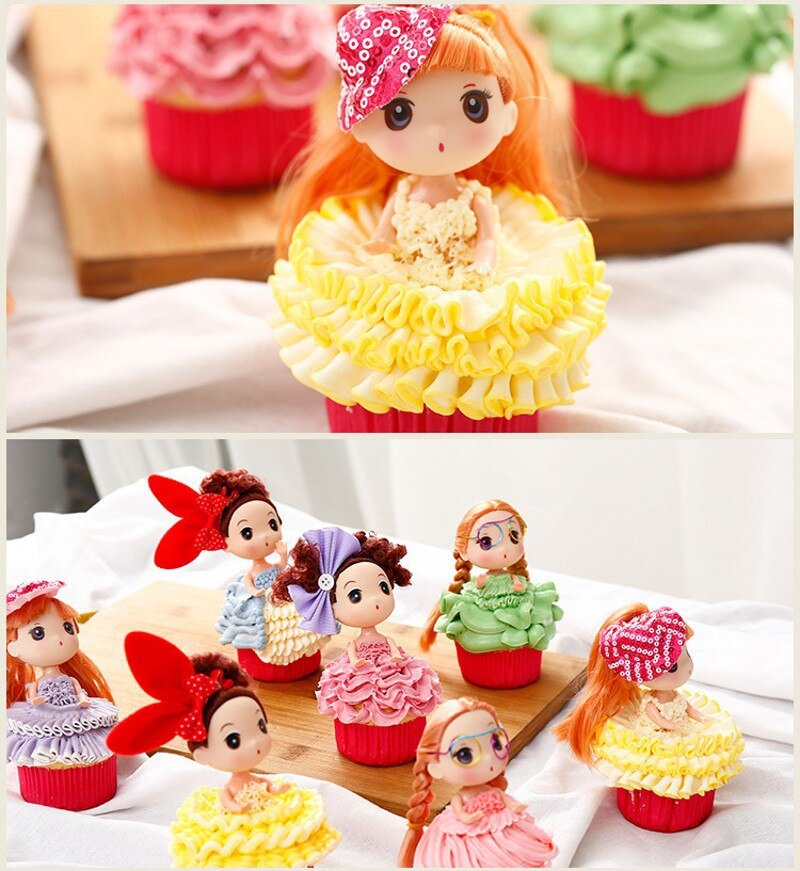 Coreano flor boca muñeca falda decorada boca sin costuras Acero inoxidable decoración boca boquilla para decorar pasteles herramientas de pastel