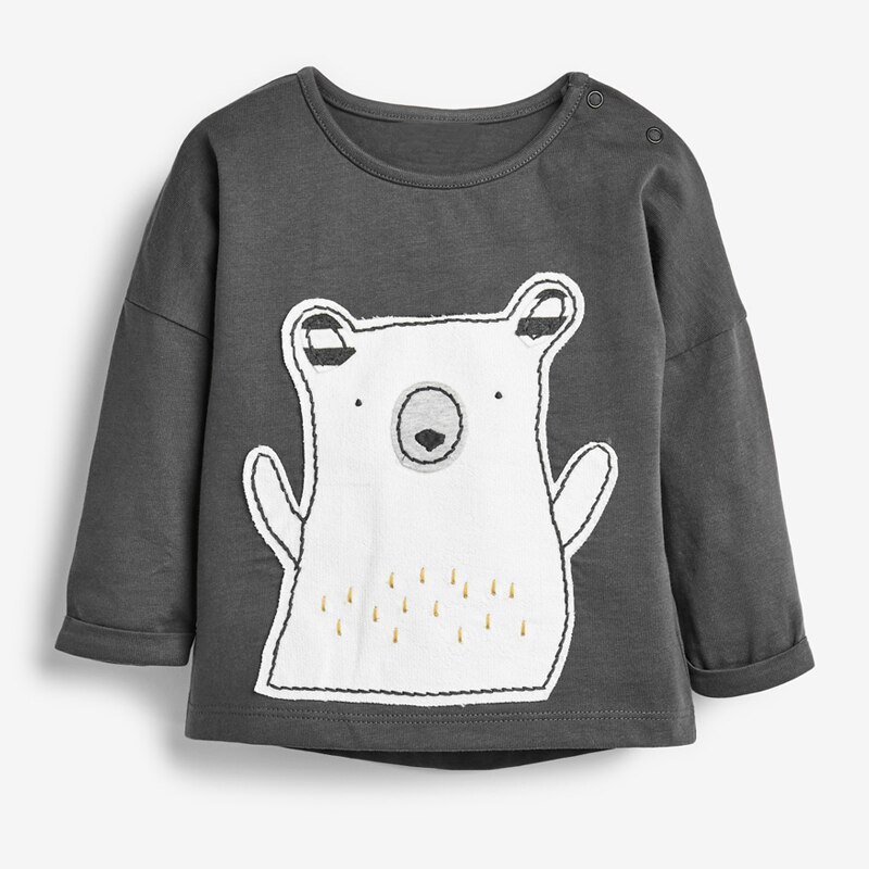 Björnledare bebiskläder set våren nyfödd bebiskläder mjuka spädbarn bebis pojke flicka kostym topp pullover+byxor barn ytterkläder