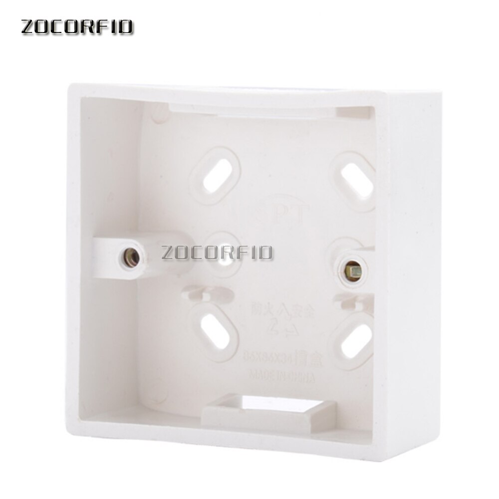 10pcs 86X86mm wall mount junction box,outlet wall switch box,flush box, plastic back box for mansory wall