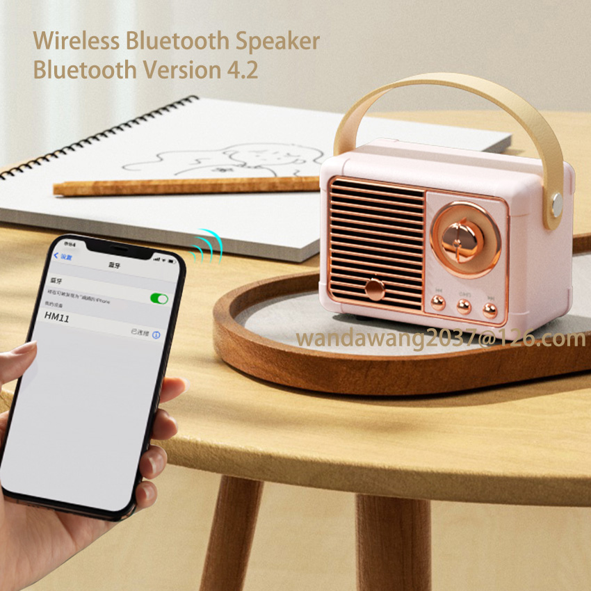 2022 retro-bluetooth-lautsprecher,  hm11 altavoz bluetooth tronsmart soundbar mini-lautsprecher, boombox , 3d stereo-hifi-sound tf