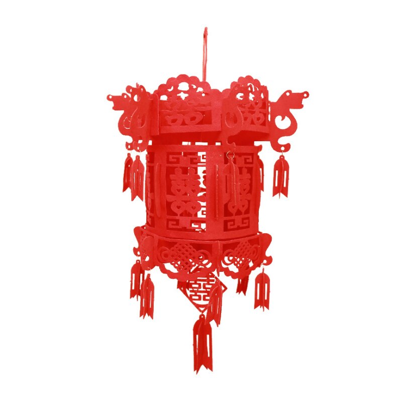 DIY Wedding Festive Red Lantern Wedding Room Decorations Year's Day Scene Decoration Spring Festival Palace Lantern