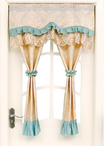 Kök sovrum dörr gardin. halvgardin skiljegardin fri punch toalettduk hängande gardin. feng shui gardin: Blå / 90cm 150cm