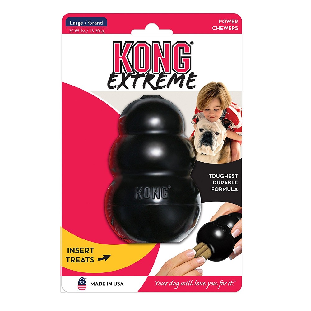 S-XXL KONG Extreme Hond Speelgoed met Uw Keuze van Hond Behandelen