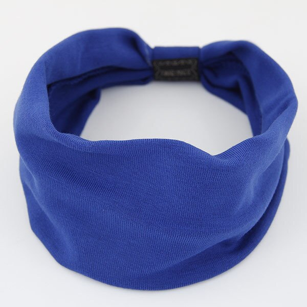 Women Solid Cotton Soft Hair Bands Casual Comfortable Headband Turban Bandanas Hair Holder Hair Accessories