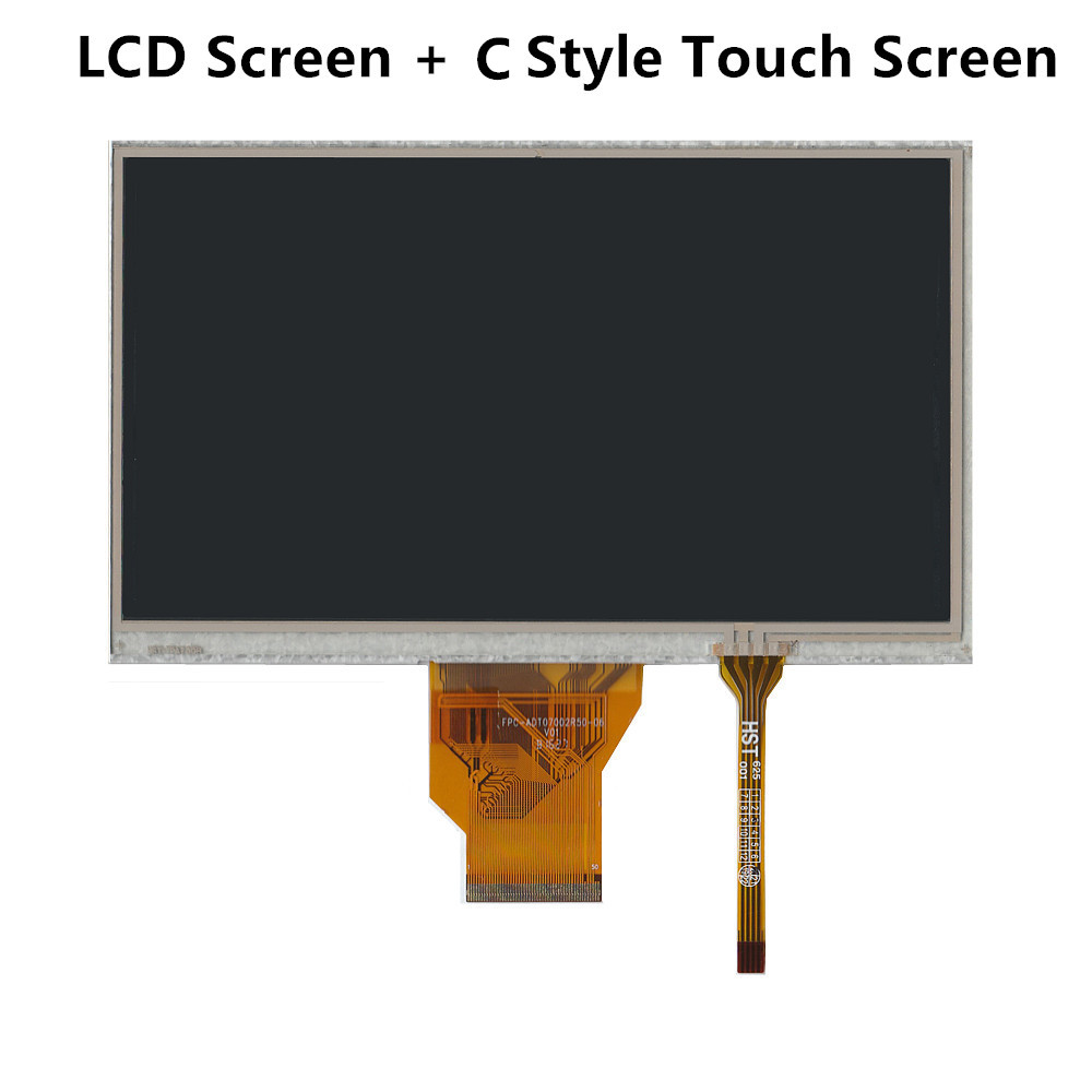 7 inch AT070TN92 V.X AT070TN90 LCD Screen Car Display 165*100 4-wire Resistive Touch Screen Car Navigation DVD LCD: GRAY